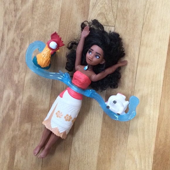 Disney Toys Disney Moana Doll With Pig And Chicken Poshmark